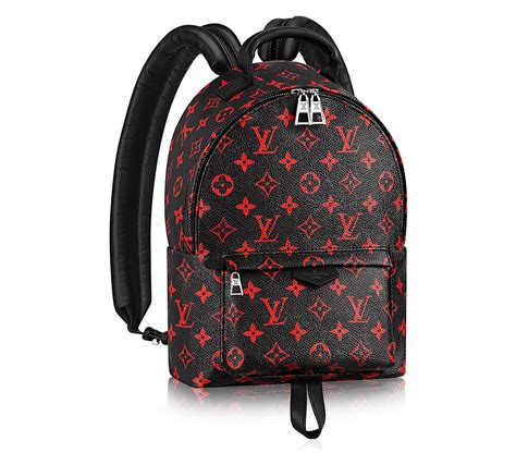 louis vuitton red and black palm springs backpack|louis vuitton palm springs bag.